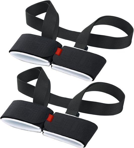 2 x Adjustable Ski Carrier - ski carrier straps - Ski accessories - Snowboard straps - Ski carrying strap - V1188-MS101-02855-1