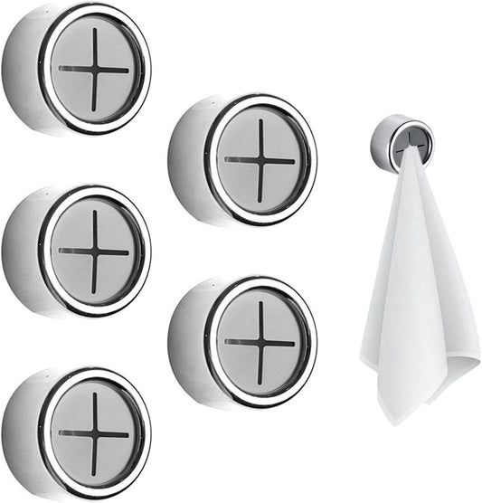 5 pieces - 42*22 mm - towel holders - self-adhesive round towel holders - towel hooks for wall mounting - no V1188-MS101-02861-1