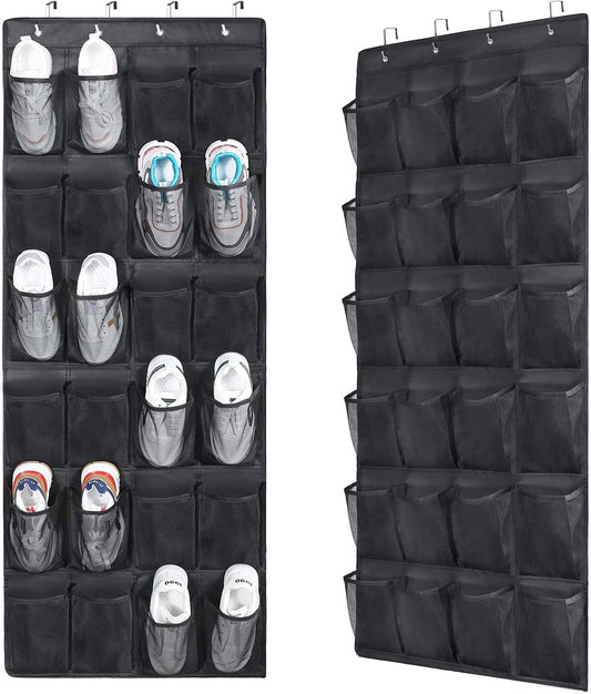 2-Piece Hanging Shoe Bag - Behind the Door Shoe Hanging Holder Rack - Shoe Rack - Shoe Organizer - Shoe Bag - V1188-MS101-02866-1