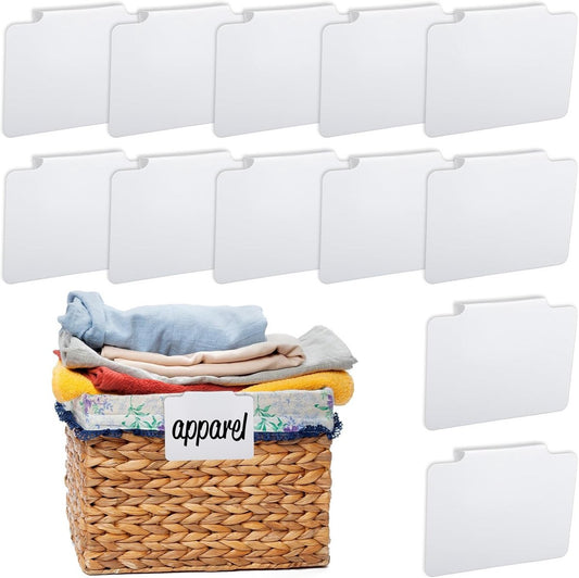 12 pieces - Labels - basket labels with clip - removable storage rack labels - chalkboard label - label V1188-MS101-02870-1