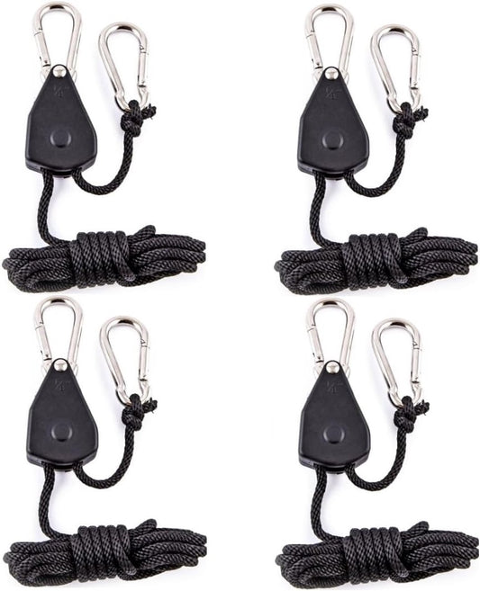 4 pieces - 2m - heavy duty rope hanger - hanger rope - adjustable - plant hanging rope - lamp hanging rope - V1188-MS101-02877-1