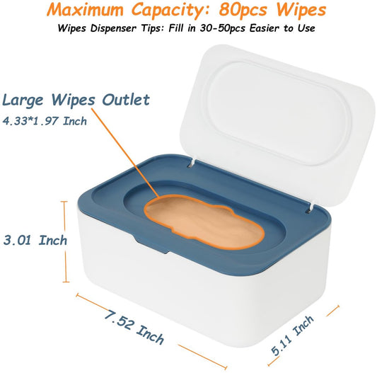 Wet wipes dispenser - Wipe box - Wet toilet paper holder - Wet wipes storage box - Wipes dispenser - Wipe V1188-MS101-02879-1