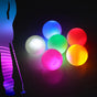 golf balls - 6 Pieces - Glow in the Dark golf balls - LED illuminated golf balls - multicolour V1188-MS101-02880-1