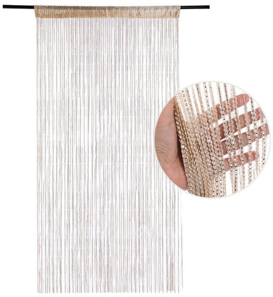 99*199 cm - Fly curtain - Screen door - Door curtain - Window decoration - Bead curtain - crystal bead coded V1188-MS101-02888-1