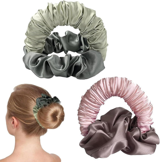 2 pieces - Heatless Curls - Hair curler - hair rollers - Heatless curlers - soft sleep curl scrunchie - for V1188-MS101-02889-1