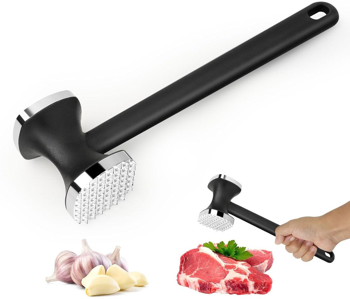 Double-sided meat tenderizer - High quality - Ergonomic design V1188-MS101-02896-1