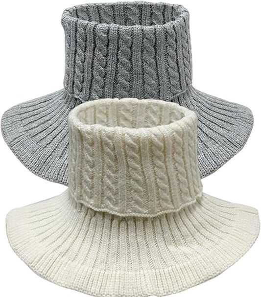 2 Pieces Faux Turtleneck - Faux Longneck Sweater - Women's Turtleneck - Women's Blouse Collar - Patch V1188-MS101-02903-1