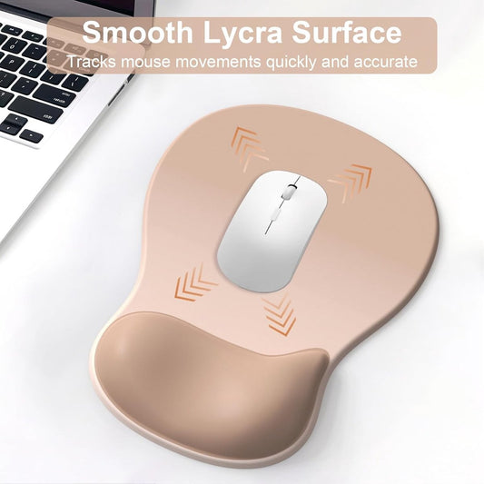 Gel mouse pad - mouse pad with wrist rest - Gaming Mouse Pad - Mouse Pad with Memory Foam Wrist Rest and V1188-MS101-02905-1