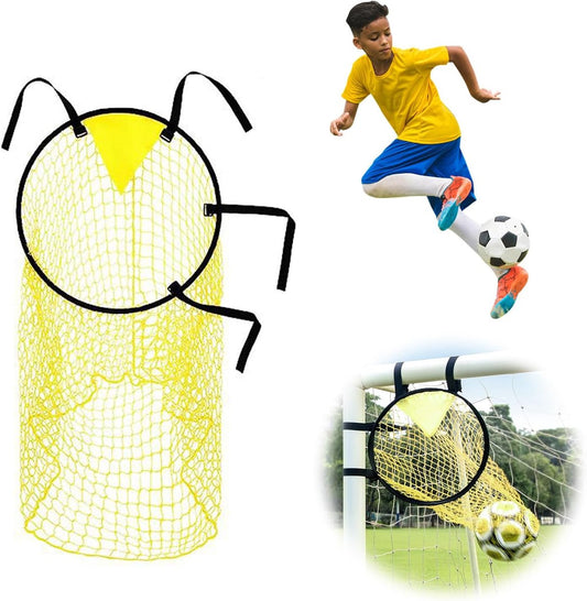 Football Net - Cross Target with Ball Net - Football Goal Net - Football Goal - Target Net - Training V1188-MS101-02906-1
