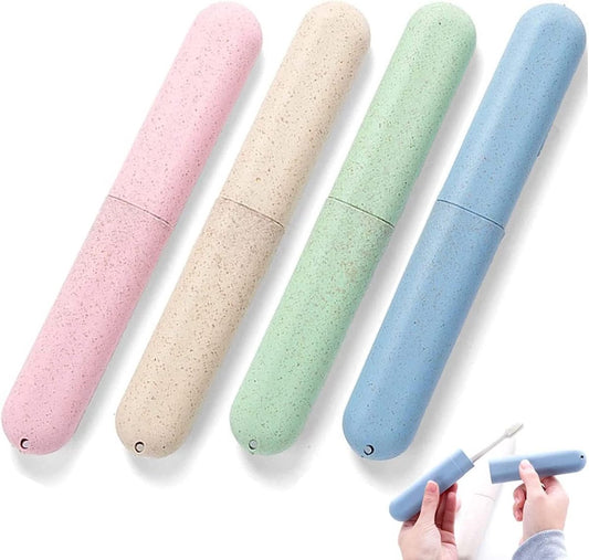 4 pieces - Toothbrush Case - Portable Toothbrush Box - Travel Toothbrush Box - Travel Toothbrush Bag - V1188-MS101-02921-1