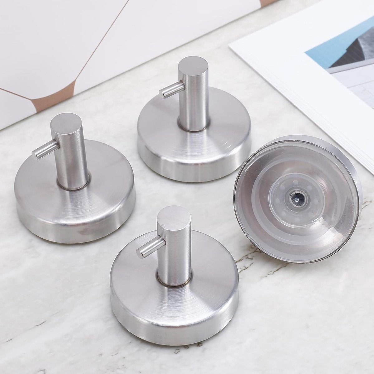 pieces - 6*6*5.5 cm - Suction cup hooks - Hooks with vacuum suction cup - towel hooks without drilling - V1188-MS101-02924-1