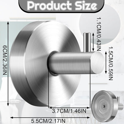 pieces - 6*6*5.5 cm - Suction cup hooks - Hooks with vacuum suction cup - towel hooks without drilling - V1188-MS101-02924-1