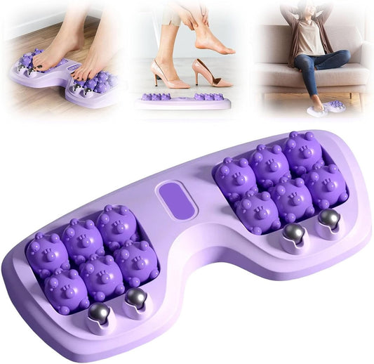Foot massage device - Foot massage roller - Portable double foot massager roller - Massage ball - Foot V1188-MS101-02936-1