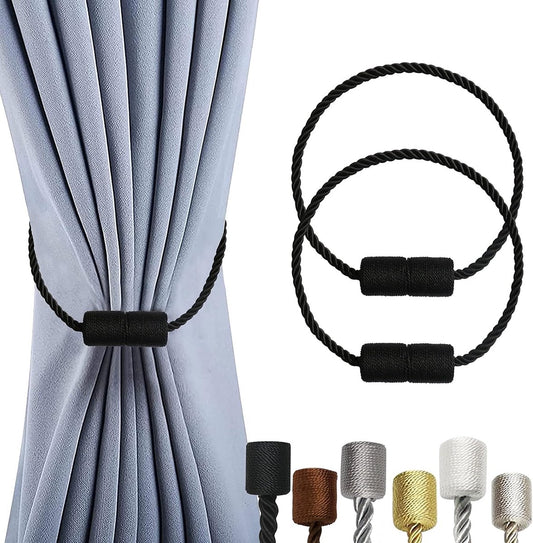 2 Pieces Magnetic Curtain Ties - Curtain Tieback Hook - Curtain Fasteners - Curtain Tieback - Magnetic V1188-MS101-02938-1