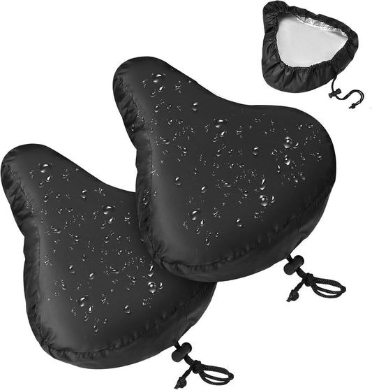 2 pieces - Bicycle Saddle Cover - Bicycle Saddle Cover - Waterproof Saddle Cover - Cover for Bicycle Saddle - V1188-MS101-02939-1