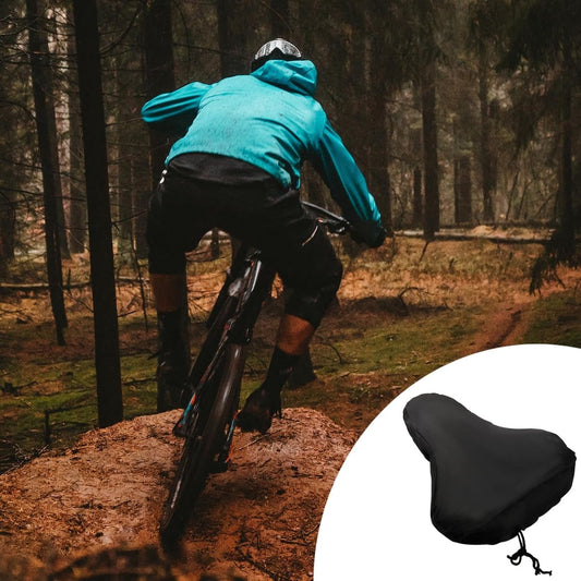 2 pieces - Bicycle Saddle Cover - Bicycle Saddle Cover - Waterproof Saddle Cover - Cover for Bicycle Saddle - V1188-MS101-02939-1