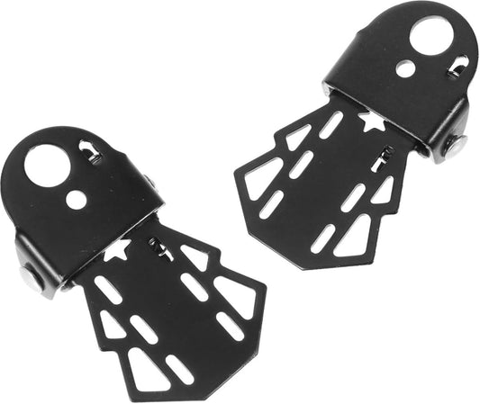 Rear bicycle cushion - with a pair of bicycle pedals - black PU rear saddle - mountain bike back cushion - V1188-MS101-02955-1