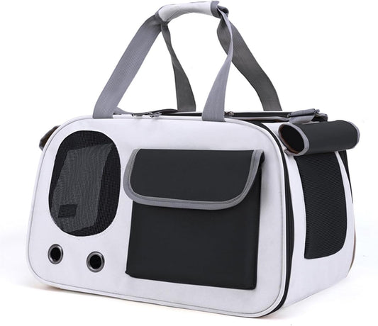 Cat and Dog Transport Bag - Travel Basket - Foldable Cat Transport Box - Cat Bag - Pet Carrier Bag with V1188-MS101-02959-1