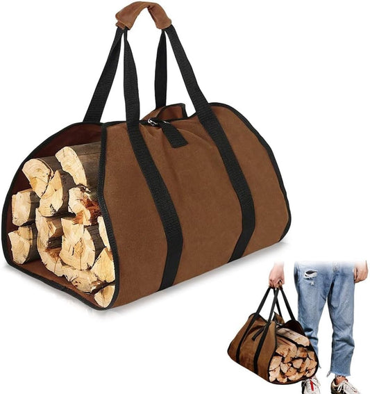 Firewood bag - Firewood sack - Firewood bag - Firewood carrying bag - Firewood carrying bag - Outdoor camping V1188-MS101-02973-1