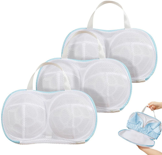 3 pieces - 20*34 cm - bra laundry bag - laundry bag - with plastic backing - mesh laundry bag - reusable - V1188-MS101-02978-1