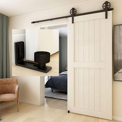 2 Pieces - Sliding Door Floor Guide Doors - Sliding Rails - Sliding Door System - Bottom-Wall Mounting V1188-MS101-02979-1