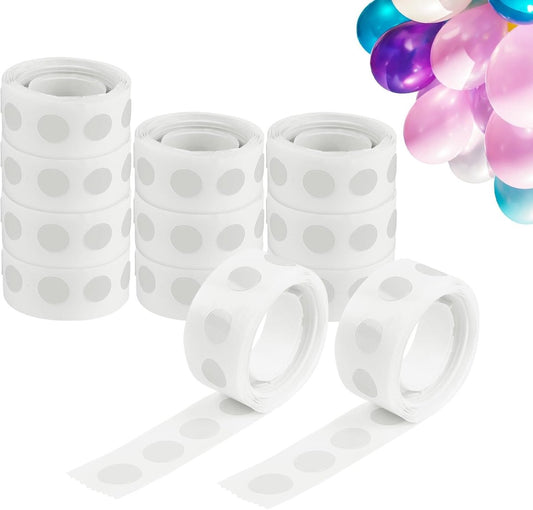 1200 pieces - balloon glue dots - double-sided stickers - removable round adhesive - leaves no residue - V1188-MS101-02984-1