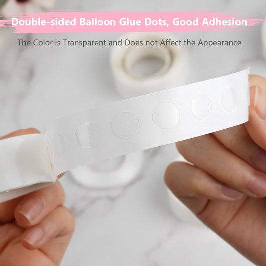 1200 pieces - balloon glue dots - double-sided stickers - removable round adhesive - leaves no residue - V1188-MS101-02984-1
