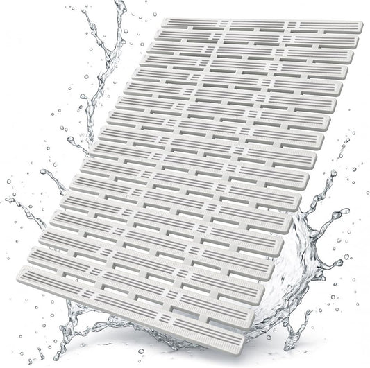 Shower mat - 40*68 cm - Non-slip shower mat - Bath mat - with suction cups and drainage holes - non-slip bath V1188-MS101-03011-1