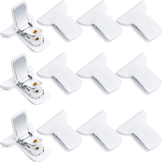 12 pieces - Duvet clips - Quilted duvet clips - with foam and metal - Duvet clamps - Duvet pegs - Clamps - V1188-MS101-03016-1