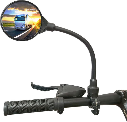 Bicycle Mirror E-bike Rearview Mirror - handlebar lens bicycle mirror - Bicycle mirror right - round mirror - V1188-MS101-03018-1