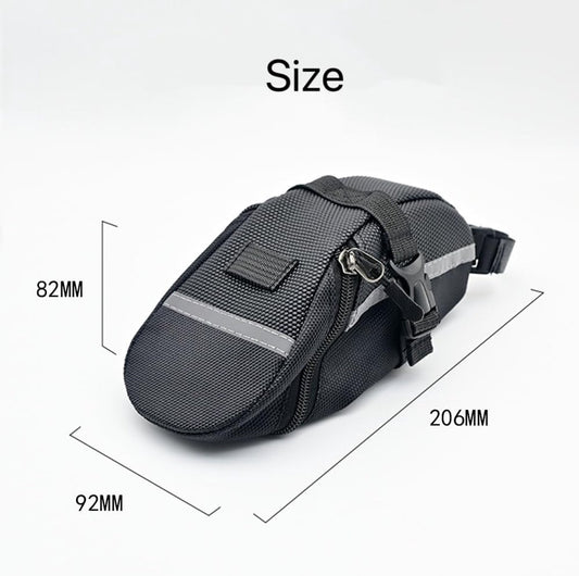 21*9*9 cm - Bicycle Saddle Bag - under-saddle bike bag - bicycle saddle bag for mountain bikes - waterproof V1188-MS101-03019-1