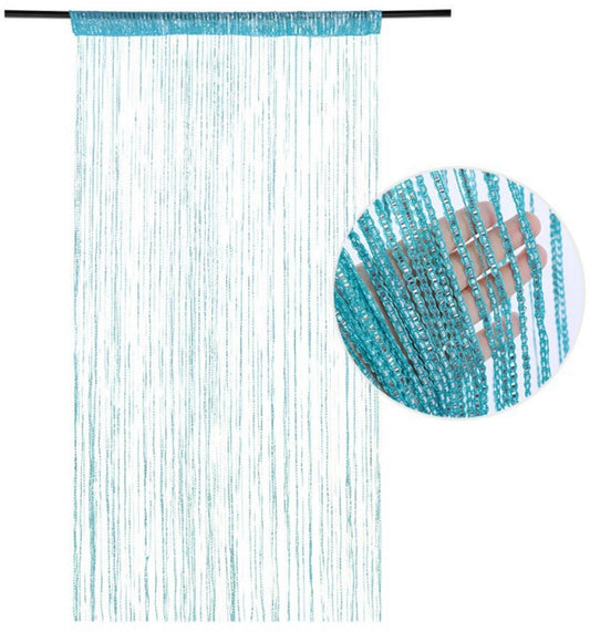 99*199 cm - Fly curtain - Screen door - Door curtain - Window decoration - with tassels - wardrobe curtain - V1188-MS101-03041-1