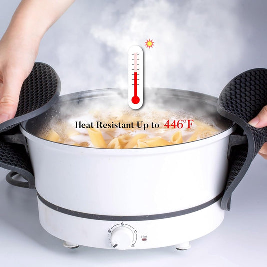Silicone Pot Holders - Round - Pot Holders - Glass Coasters - Heat-Resistant Pot Holders - For Pots and Pans V1188-MS101-03051-1