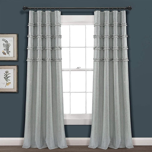 30 Pieces - Curtain Rings with Clips - Shower Curtain - Stainless Steel Curtain Rings - Metal Curtain Hooks - V1188-MS101-03052-1