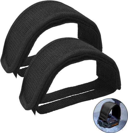 1 pair - Bicycle pedal straps - exercise bike pedal straps - adjustable pedal straps - universal bicycle V1188-MS101-03060-1