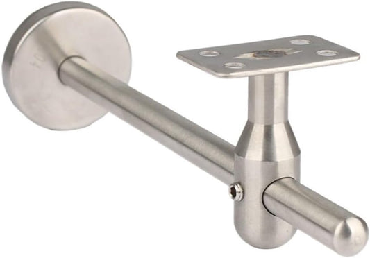 15*6*5 cm - handrail brackets - stainless steel wall bracket for handrails - for stairs and hallways - easy V1188-MS101-03070-1