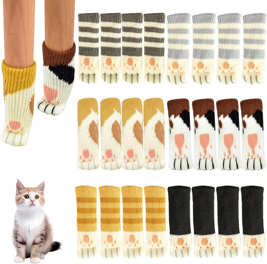 24 pieces - Furniture socks - Chair leg protectors - Floor protectors - Chair leg socks - Chair leg caps - V1188-MS101-03078-1