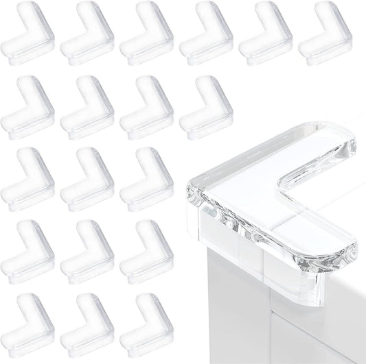 20 pieces - Baby Table Corner Protectors - Table Corner Protectors - Child-Safe Corner Protectors for Desk, V1188-MS101-03084-1