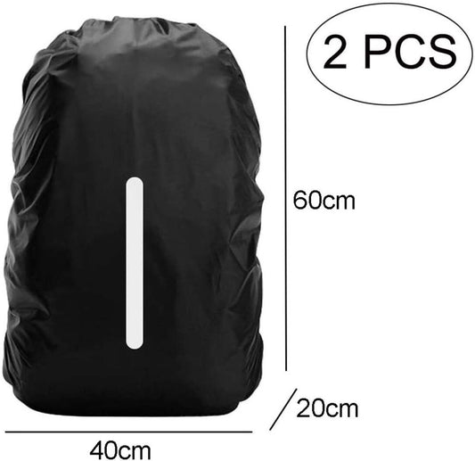 2 pieces - Backpack cover - Waterproof backpack cover - Waterproof rain cover for backpack - Waterproof rain V1188-MS101-03089-1
