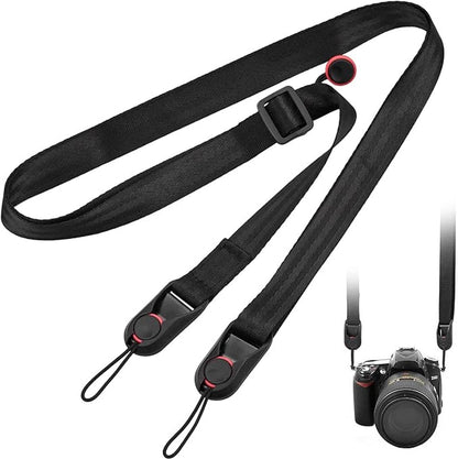Camera Strap Compact - Wrist Strap for DSLR Camera - Neck Strap Band - Belt - Shoulder Strap - Camera Strap V1188-MS101-03091-1
