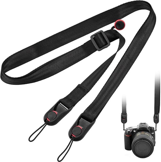 Camera Strap Compact - Wrist Strap for DSLR Camera - Neck Strap Band - Belt - Shoulder Strap - Camera Strap V1188-MS101-03091-1