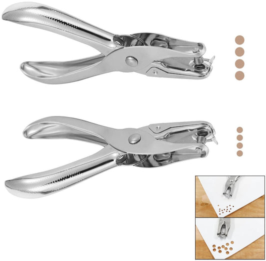 2 pieces - Hole punch - 3mm, 6mm - hole punch pliers - metal hole punches - paper hole punch - small single V1188-MS101-03097-1