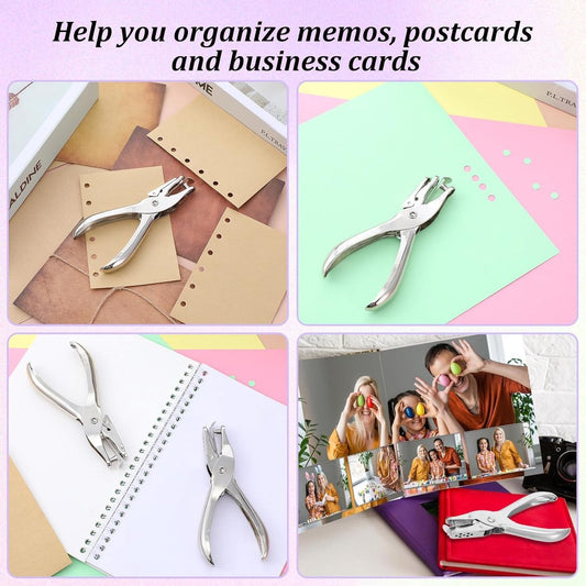 2 pieces - Hole punch - 3mm, 6mm - hole punch pliers - metal hole punches - paper hole punch - small single V1188-MS101-03097-1