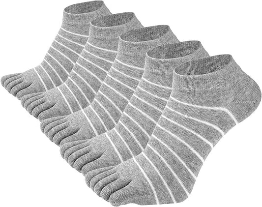 5 pairs - Toe socks - Toe socks - Yoga socks - cotton toe socks for women - Runner toe socks - Runner Toe V1188-MS101-03100-1