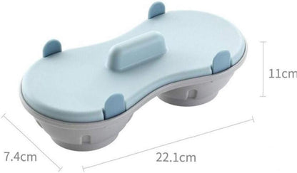 Microwave Egg Cooker - Egg Cooker - Egg Maker - 22*11*8 cm - Microwave egg cooker with 2 cavities - Poached V1188-MS101-03105-1