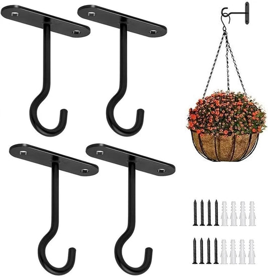 pieces - 10*7 cm - Ceiling hooks - metal hanging basket brackets - wall hooks - metal wall hooks - V1188-MS101-03106-1