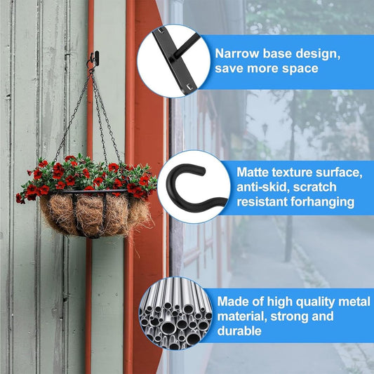 pieces - 10*7 cm - Ceiling hooks - metal hanging basket brackets - wall hooks - metal wall hooks - V1188-MS101-03106-1