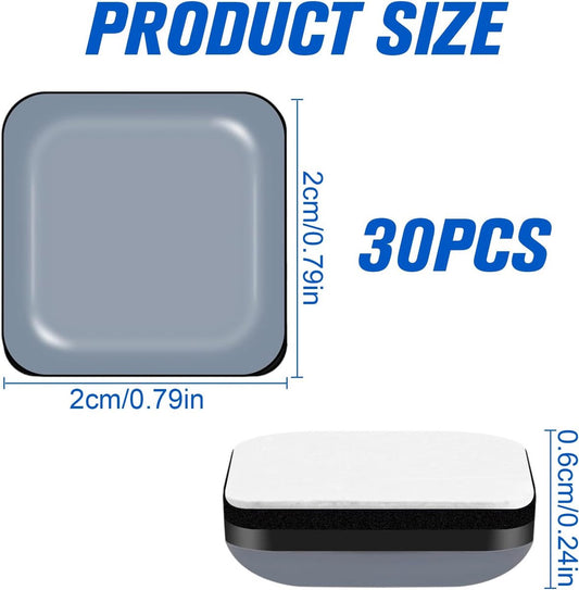 30 pieces - Furniture mats - Teflon furniture glides - Teflon furniture mats - Foot pads for table and chair V1188-MS101-03110-1