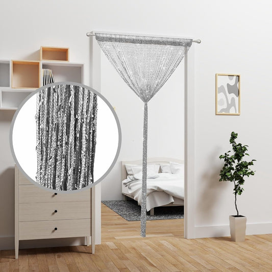 Fly curtain - Door curtain (100 x 200 cm) - Bead curtain - Hanging room divider - Bead decoration - Door cord V1188-MS101-03111-1