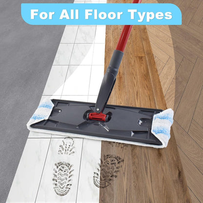 3 pack - Suitable for Vileda H2Pro Flatmop Replacement - Suitable for OCedar H2pro flatmop - For hard floors V1188-MS101-03124-1